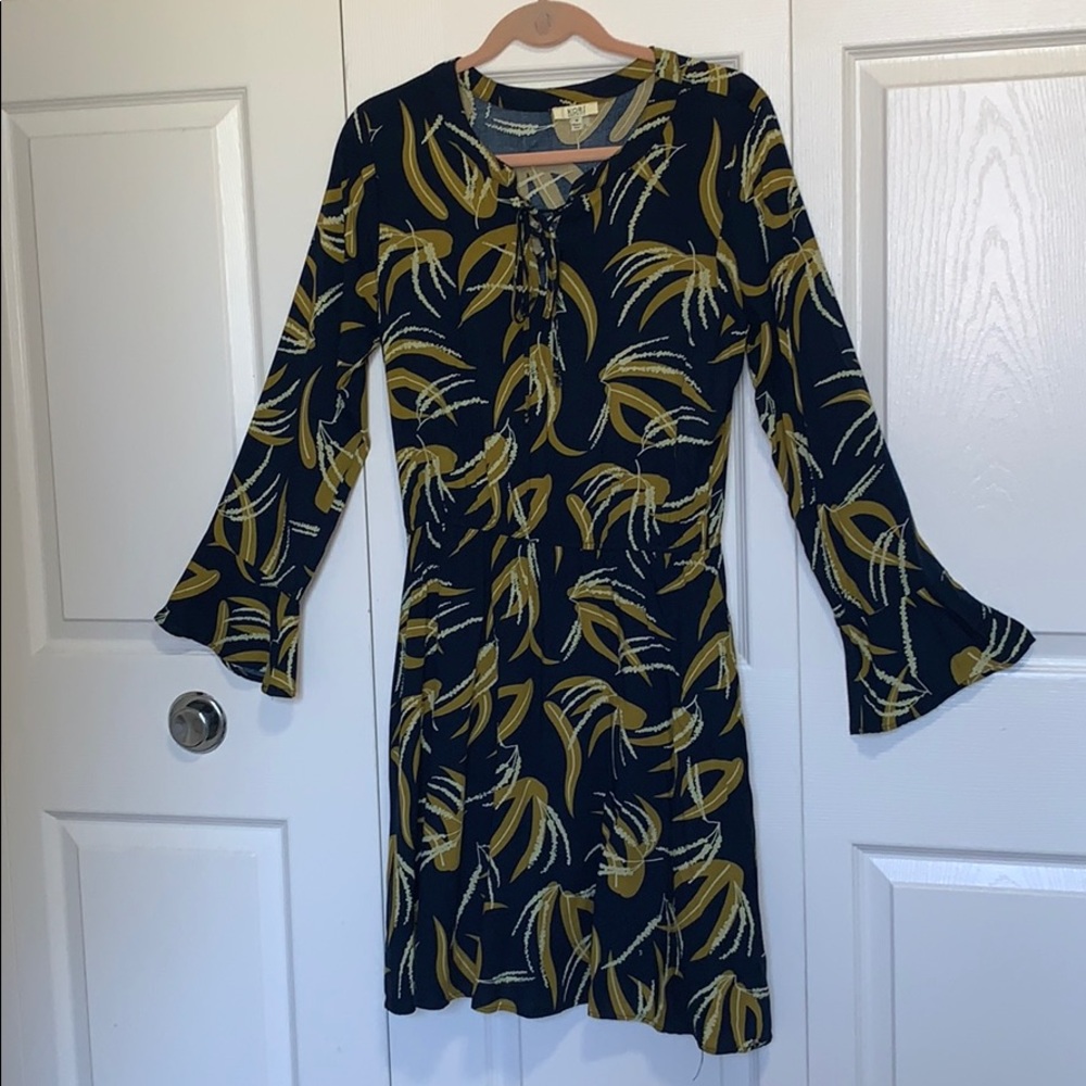KORI America Long Bell Sleeve Dress